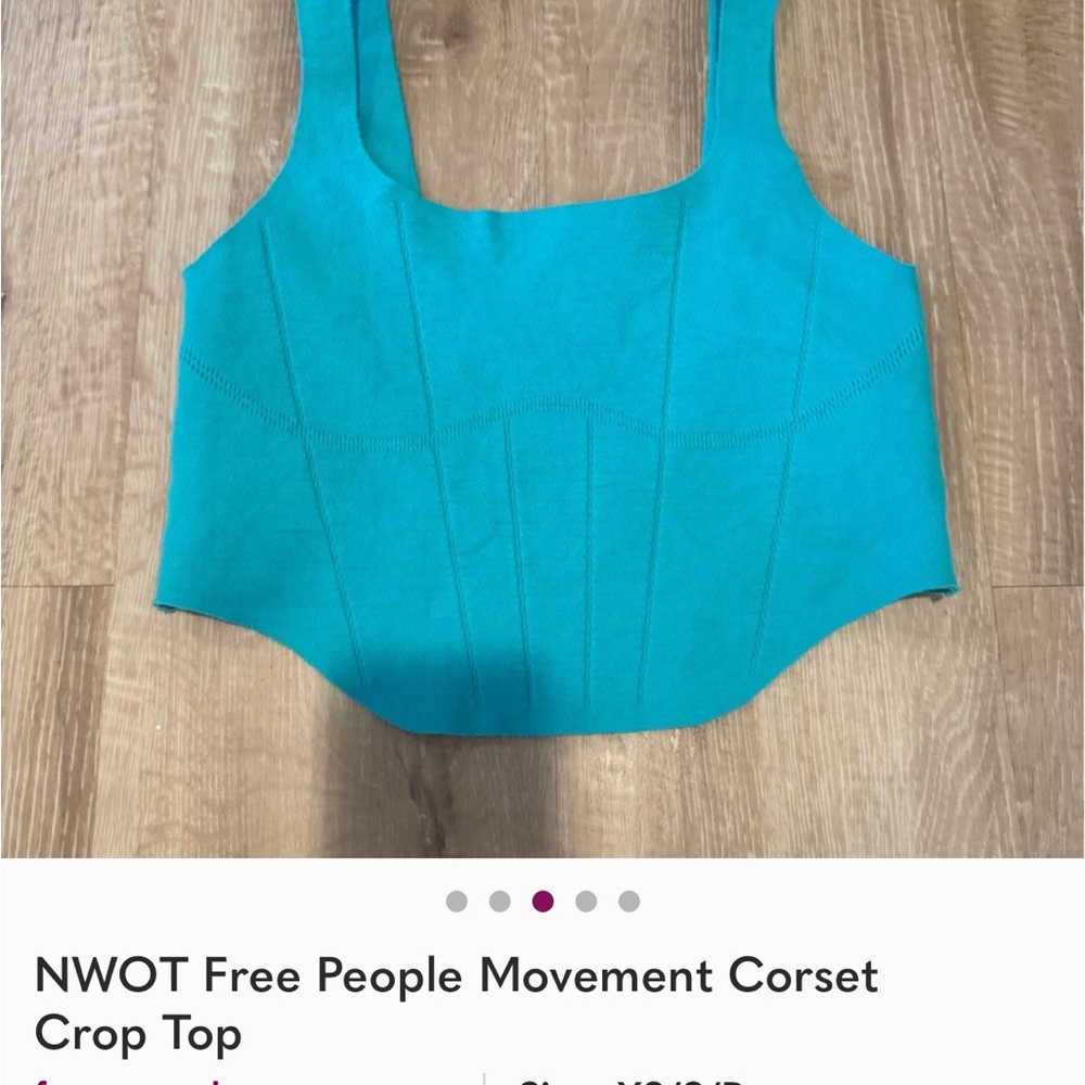NWOT free people corset top - Picture 2 of 3